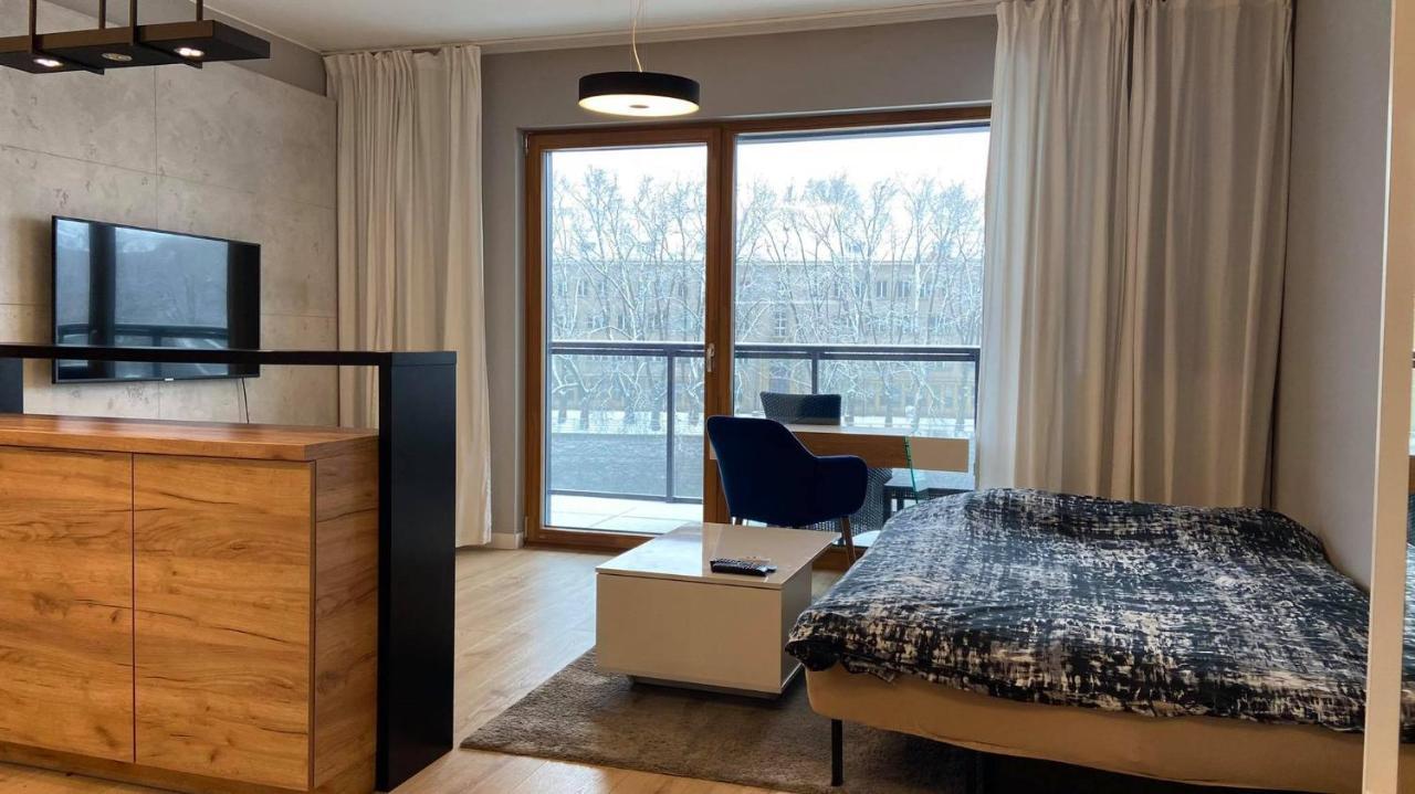 Apartament Studio Z Widokiem Na Odre Bulwary Ksiazece Lägenhet Wrocław Exteriör bild